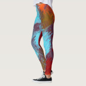 Abstrakte Farbe Art #22 Leggings (Links)