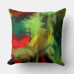Abstrakte Farbe Art #27 Kissen