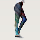 Abstrakte Farbe Art #43 Leggings (Rechts)