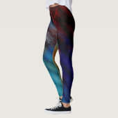 Abstrakte Farbe Art #43 Leggings (Links)