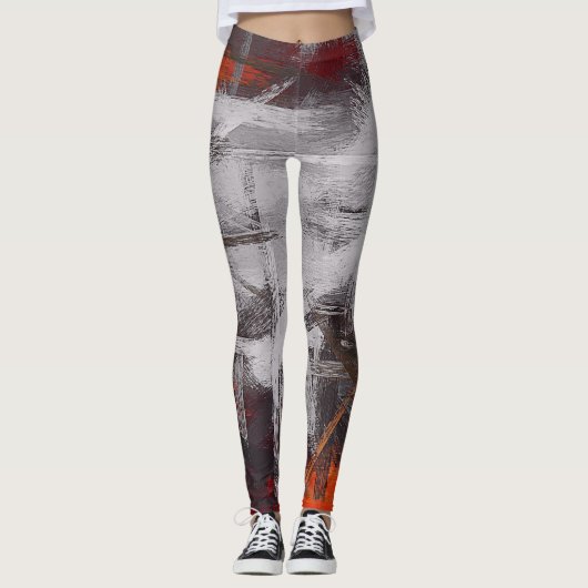 Abstrakte Farbe Art. 5 Leggings (Vorderseite)
