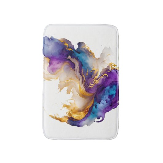 Abstrakte Farbe Badematte (Vorderseite Vertikal)