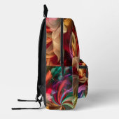 Abstrakte Farbe Bedruckter Rucksack (Links)