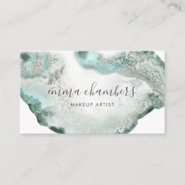 Abstrakte Farbe Blau grüne Gattung Visitenkarte