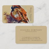 Abstrakte Farbe der Aquarellfarben Visitenkarte (Vorne/Hinten)