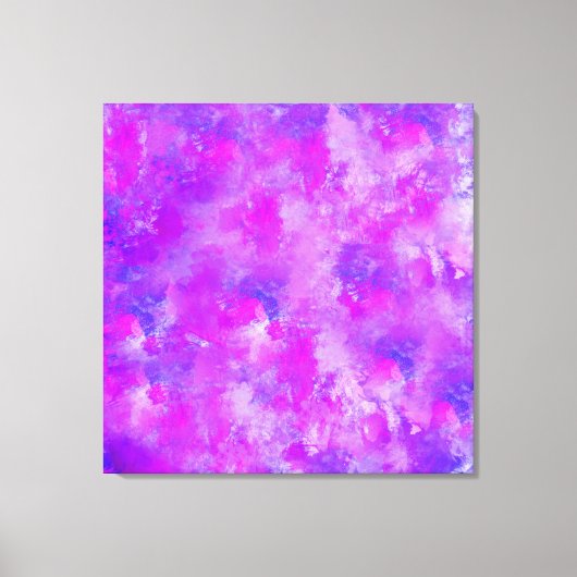 Abstrakte Farbe der Feder Leinwanddruck (Vorderseite)