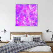 Abstrakte Farbe der Feder Leinwanddruck (Insitu (Schlafzimmer))