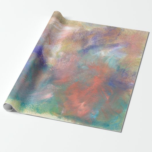 Abstrakte Farbe Geschenkpapier (Ungerollt)