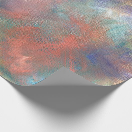 Abstrakte Farbe Geschenkpapier (Ecke)