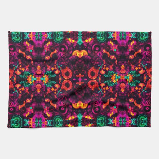 Abstrakte Farbe Geschirrtuch (Horizontal)