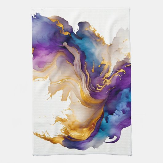 Abstrakte Farbe Geschirrtuch (Vertikal)