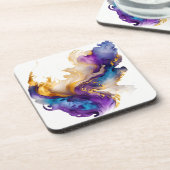 Abstrakte Farbe Getränkeuntersetzer (Linke Seite)