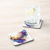 Abstrakte Farbe Getränkeuntersetzer (Rechte Seite)