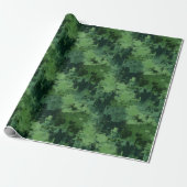 Abstrakte Farbe grün Geschenkpapier (Ungerollt)