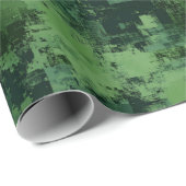 Abstrakte Farbe grün Geschenkpapier (Rolleneckpunkt)