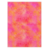 Abstrakte Farbe im Wasser Rosa Farbe Orange Tischdecke (Vorderseite)