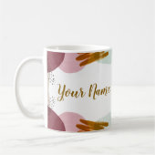 Abstrakte Farbe Kaffeetasse (Links)