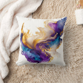 Abstrakte Farbe Kissen