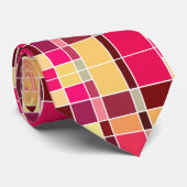 Abstrakte Farbe Krawatte (Gerollt)