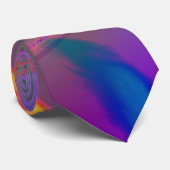 Abstrakte Farbe Krawatte (Gerollt)