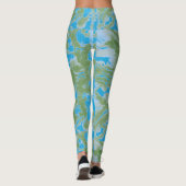 Abstrakte Farbe Leggings (Rückseite)