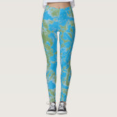 Abstrakte Farbe Leggings (Vorderseite)
