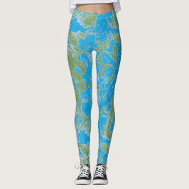 Abstrakte Farbe Leggings