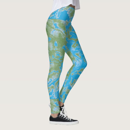 Abstrakte Farbe Leggings (Rechts)