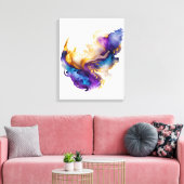 Abstrakte Farbe Leinwanddruck (Insitu (Wohnzimmer))