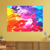 Abstrakte Farbe Leinwanddruck (Insitu (Wohnzimmer))