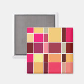 Abstrakte Farbe Magnet (Vorderseite/Rückseite)