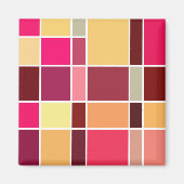 Abstrakte Farbe Magnet (Vorne)