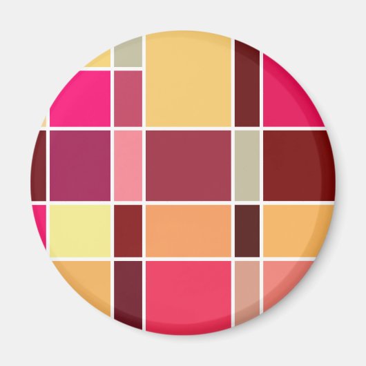 Abstrakte Farbe Magnet (Vorne)