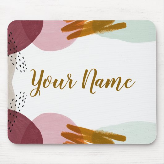 Abstrakte Farbe Mousepad (Vorne)