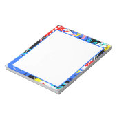 Abstrakte Farbe Notizblock (Rotiert)