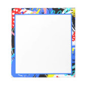 Abstrakte Farbe Notizblock (Vorderseite)