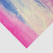 Abstrakte Farbe Rosa Blau Seidenpapier (Ausschnitt)