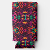 Abstrakte Farbe Selters Dosenkühler (Rückseite)