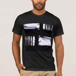 Abstrakte Farbe T-Shirt