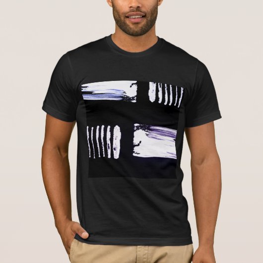 Abstrakte Farbe T-Shirt (Vorderseite)
