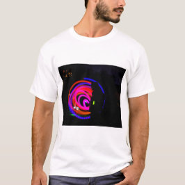 Abstrakte Farbe T-Shirt