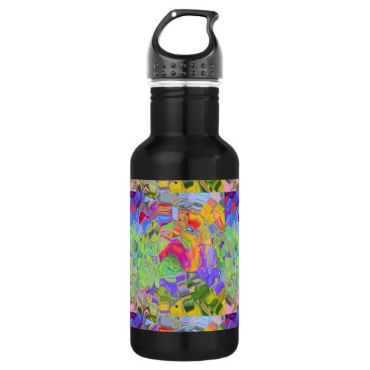 Abstrakte Farbe Trinkflasche (Vorderseite)