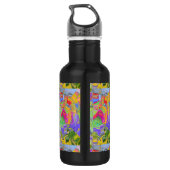 Abstrakte Farbe Trinkflasche (Rückseite)