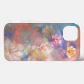 Abstrakte Farbe und Blume Case-Mate iPhone Hülle (Rückseite (Horizontal))