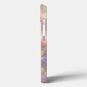 Abstrakte Farbe und Blume Case-Mate iPhone Hülle (Rückseite / Links)