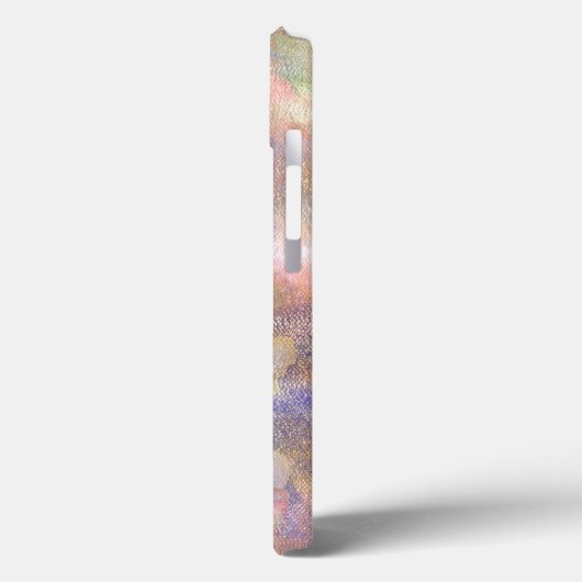 Abstrakte Farbe und Blume Case-Mate iPhone Hülle (Rückseite / Links)