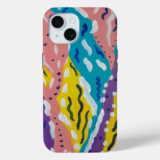 Abstrakte Farbe und Durchfluss Case-Mate iPhone Hülle (Rückseite)