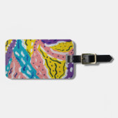 Abstrakte Farbe und Durchfluss Gepäckanhänger (Vorderseite horizontal)