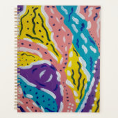 Abstrakte Farbe und Durchfluss Planer (Vorderseite)