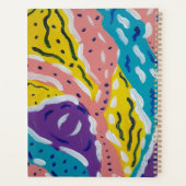 Abstrakte Farbe und Durchfluss Planer (Rückseite)